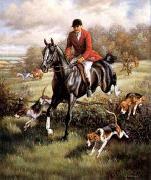 unknow artist Classical hunting fox, Equestrian and Beautiful Horses, 016. Spain oil painting artist